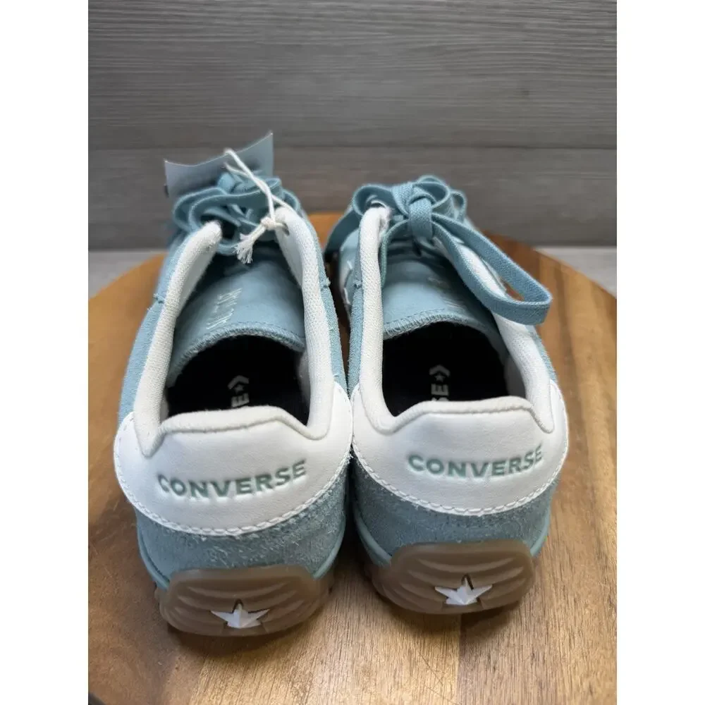 Converse Run Star Trainer Ox Suede Pool Blue Gum Womens 8 - Picture 4 of 9